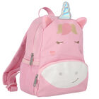 Girls Pink Unicorn Backpack, 1, hi-res